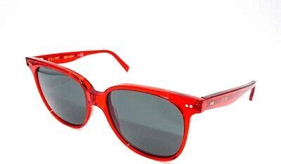 NEW CELINE CL40022I 66N RED AUTHENTIC SUNGLASSES 